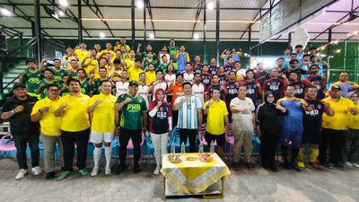 Fun Mini Soccer Golkar di Sidoarjo menjadi ajang silaturahmi lintas partai politik, dihadiri Bupati Subandi dan sejumlah ketua DPC parpol.