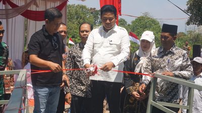 Wisata Wringin Asri di Tromposari, Jabon, resmi dibuka Bupati Sidoarjo Subandi, sekaligus canangkan misi besar pengembangan kawasan industri dan pergudangan.