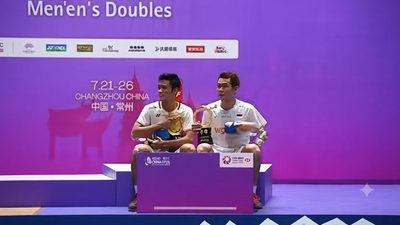 Fajar/Fikri melangkah ke perempat final Kejuaraan Dunia Bulutangkis 2026 usai menang tiga gim atas wakil Korea Selatan di New Delhi.